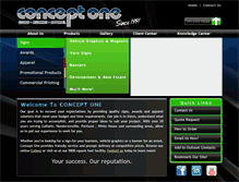 Tablet Screenshot of conceptonetn.com